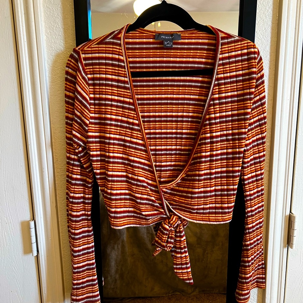 Cropped Wrap shirt